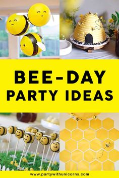 bee - day party ideas for kids and adults