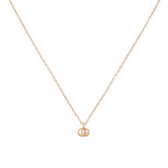 The Signature GG Running styles, featuring the emblematic Double G, return as part of Gucci Love Parade, this time in a rose gold variation. The motif features here as a delicate pendant attached to the chain of this 18k necklace.Style ‎687118 J8500 570218k rose goldDouble GLobster clasp14.5" length adjustable to16.5"Pendant: .2'' x .3''Made in Italy Gucci Love Parade, Love Parade, Delicate Pendant, Running Fashion, A Rose, Rose Gold, Gucci, Italy, Running