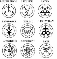 twelve astrological symbols in black and white