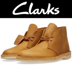 Men’s 8 New In Box Mustard Leather, Clark’s Original Boots Display Shoe, Slight Marking On Bottom Smoke Free Home Clarks Boots Mens, Clark Boots, Mens Brown Leather Boots, Brown Hiking Boots, Clarks Originals Desert Boot, Clarks Desert Boot, Clarks Boots, Clarks Wallabees, Men's Clarks