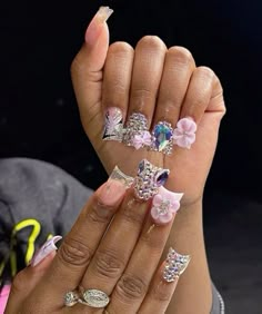 Unique Acrylic Nails, Luxury Nails, Dope Nails, Purple Nails, Long Acrylic Nails, Gorgeous Nails