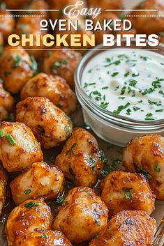 Easy Oven Baked Chicken Bites Baked Chicken Kids Will Eat, Baked Diced Chicken Recipes, Chicken Bits In Oven, Oven Baked Meals Simple, Glazed Chicken Bites, Bojangles Roasted Chicken Bites Recipe, Oven Baked Appetizers, Oven Baked Chicken Bites Recipes, Easy Baked Chicken Bites