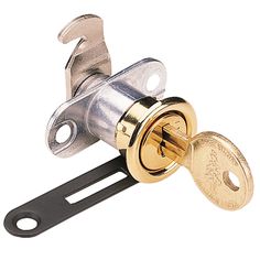 an image of a door lock with key