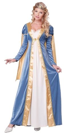 •Advertisement• Elegant Empress Medieval Renaissance Maiden Adult Princess Costume, Waistline Dress, Plus Size Costume, California Costumes, Plus Size Halloween Costume, Plus Size Costumes, Women Costumes, Womens Fancy Dress, Queen Costume