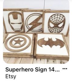 Geek Home Decor, Superhero Signs, Superhero Decorations, Superhero Nursery, Superhero Bedroom, Superhero Wall, Superhero Room, Superhero Wall Art, Geek Decor