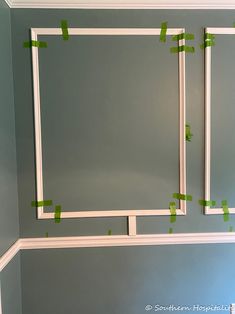 How to Add Picture Frame Molding to a Room - Southern Hospitality Molding Nursery, Chair Railing, Academia Room, House Upgrades