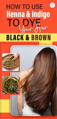 Henna Hair Color Dark Brown, How To Dye Hair With Henna, Henna Hair Dye Before And After Brown, Brown Color Blouse Design, Henna Pack For Hair Growth, Natural Hair Darkener, Natural Hair Dye Ideas For Black Hair, Henna On Black Hair, Henna Hair Dye Before And After