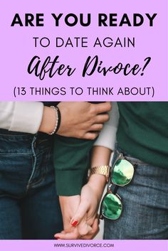 When it's time to get back into dating after going through a divorce, there is a lot to think about to make sure you are ready. Here is a list of 13 things to think about before you start dating again after divorce. #datingtips #divorcetips #divorce Survive Divorce, Divorce Tips, Coping With Divorce, Put Yourself Out There, Awkward Questions, Separation And Divorce, Divorce Recovery, Divorce For Women, Divorce Advice