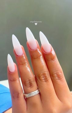 White Nails Outfit, Nail Color Acrylic, Acrylic Nails White, Nails Clear, Nails Orange, Drip Nails, Work Nails, Classy Acrylic Nails, Nails Blue