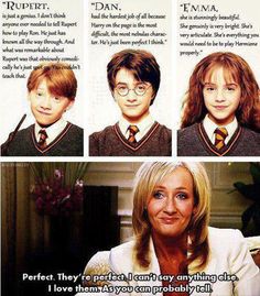 an image of harry potters and hermih's faces in different ways