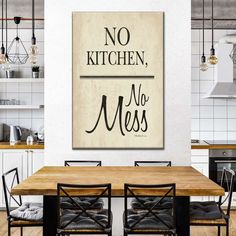 No Kitchen Wall Art is a beautiful addition to any decor style. Bring this stunning canvas print into your home to easily refresh your walls and elevate your decor. Kitchen Artwork, Grey Elephant, Kitchen Wall, Kitchen Wall Art, Off Sale, Decor Styles, Canvas Print, Elephant, Canvas Prints