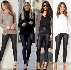 Intricate Hairstyles, Leather Pants Outfit, Dream On, Diva Fashion, Looks Chic, Outfit Combinations