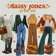 70s Inspired Outfits, Daisy Jones And The Six, Outfits 70s, Looks Pinterest, Mode Hippie, 70s Outfits, Daisy Jones, 70’s Fashion