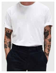 Short Sleeve Shirt Men Outfit, Renesance Tattoo, Essentials Outfit, Guy Outfit