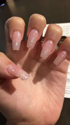 Glitter Nails Acrylic, Acrylic Nails Coffin Short, Summer Acrylic Nails, Fire Nails, Coffin Nails Designs