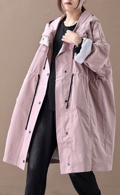 Parachute Jacket, Oversized Coats, Mode Mantel, Mode Rose, Latest Dress Design, Pullover Mode, Spring Coat, Plus Size Coats, Linen Maxi Dress