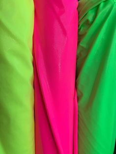 Neon Fabric, Yellow Neon, Pink Green Yellow, Elastane Fabric, Pink Jacket, Neon Colors, Pale Yellow, Neon Yellow, Neon Green