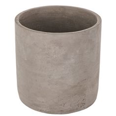 a concrete planter is shown on a white background, with no people around it