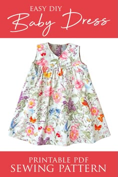 the easy baby dress sewing pattern for girls