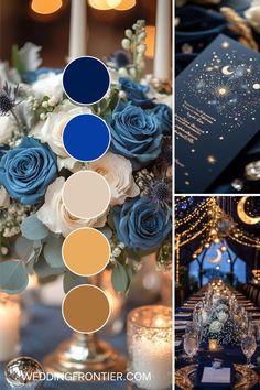 Celestial wedding theme ideas for a mystical, starry ambiance.