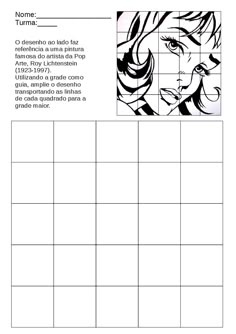 the worksheet for an art project with pictures and words in spanish, which are also