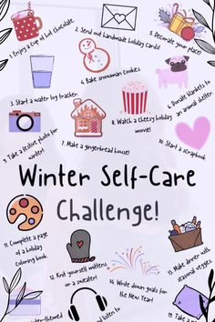 Feeling overwhelmed with Christmas prep and winter to-dos? This Winter Bucket List Self Care Challenge is packed with self care ideas to help you relax and enjoy the magic of the first snowfall. Save this pin for a cozy Christmas Bucket List to inspire your winter self-care routine! Bucket List Self Care, Self Care Ideas, Self Care Bullet Journal, Winter Diy, Self Care Activities, Winter Fun