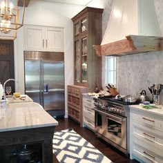 the kitchen is clean and ready to be used as an appliance for cooking