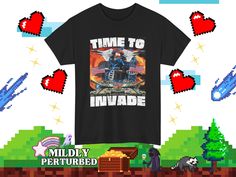 the back to the future time to invade shirt