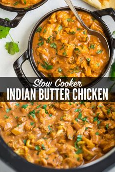 Healthy Butter Chicken, Butter Chicken Slow Cooker, Slow Cooker Indian, Slow Cooker Butter Chicken, Ayam Mentega, Chicken Slow Cooker, Chicken Crockpot Recipes Healthy, Chicken Crockpot Recipes Easy, Indian Butter Chicken