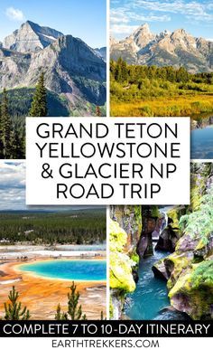 Yellowstone National Park Vacation, Park Aesthetic, Waterton Lakes National Park, Perfect Road Trip, Road Trip Routes, National Park Vacation