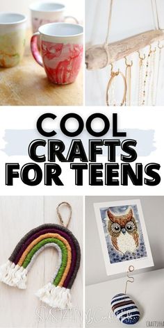 If you're a crafty teenager or know of one then you'll love this round up of creative craft ideas specifically made for teens! #sustainmycrafthabit Teenage Art Ideas, Craft Ideas For Teen Girls, Crafts For Teenagers Girl, Teenage Crafts, Fun Teen Crafts, Teenager Craft Ideas, Artsy Activities, Fun Craft Ideas For Teens, Fun Summer Crafts For Teens