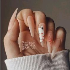 Asian Style Nail Art, Anime Inspired Nail Art, Inuyasha Nails, Naruto Nail Art, Cute Anime Nails, Anime Nails Ideas, Anime Nails Designs, Anime Themed Nails, Jjk Nails