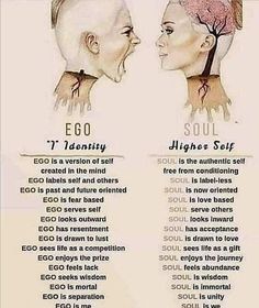 Ego Vs Soul, Spiritual Psychology, Understanding Emotions, Knowledge And Wisdom, Clothing Vintage, Mental And Emotional Health