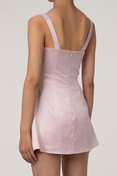 Description: It's time to sweeten up your life with little pink dresses. In a light pink hue, this swingy tank mini dress in our boutique is a sweet and romantic staple for your date nights and night clubs. Designed with a square neckline with stitched details at the chest, wide straps on the shoulders, a slightly fit-and-flare silhouette with a hidden back zip closure in a flared short dress cut, this silky satin mini dress, for women with testes, is ultra-feminine beyond summer. Style it with Little Pink Dress, Party Mini Dress, Night Clubs, Pink Sale, Thigh Boots, Mini Tank Dress, Ultra Feminine, Pink Men, Thigh Boot