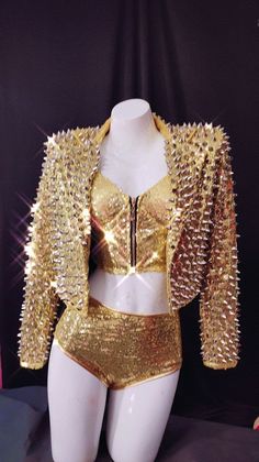 Outfits Nightclub, Sequins Jacket, Dance Style Outfits, Prom Outfit, Dancer Costume, Bar Outfit, Jazz Dance Costumes