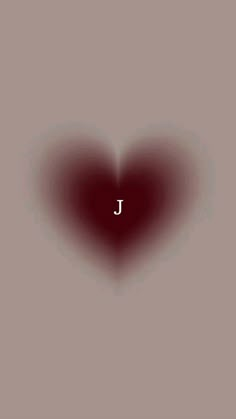 a heart with the letter j in it