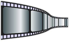 an image of a film strip that looks like it's going to be cut out