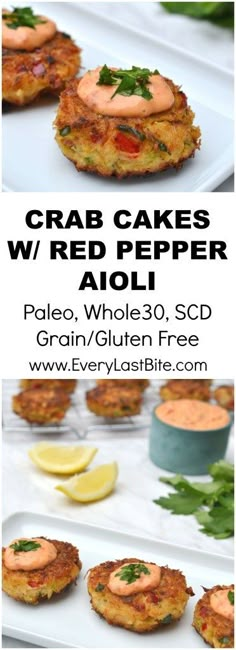 crab cakes with red pepper aioli recipe