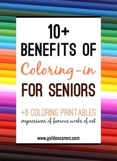 Coloring for seniors is a therapeutic and satisfying activity. Research into the effects of coloring activities for people living with dementia show positive outcomes, most notably a decrease in agitation and anxiety. Assisted Living Activities, Memory Care Activities, Activities For Seniors, Senior Living Activities, February Activities, Therapeutic Recreation, Nursing Home Activities, Alzheimers Activities, February Activity