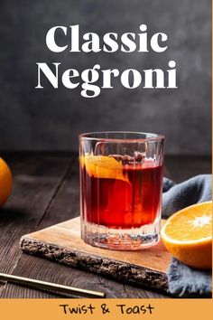 Syrupy sweet and a little herbaceous, the Negroni is a deceptively simple cocktail bursting with complex flavor notes. Easy Sangria Recipes, Slushy Drinks, Negroni Recipe, Simple Cocktail, Kid Friendly Drinks, Famous Cocktails, Sweet Vermouth, Homemade Cocktails, Cocktail Bitters