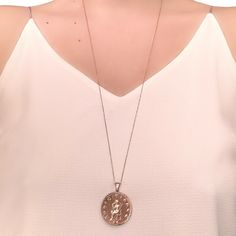 Celebrate the elegance of history with this 926k silver chain adorned with a rose gold-covered charm inspired by Roman Imperial coins of Otacilia Severa. The delicate rose gold finish enhances the intricate details of the coin, blending ancient artistry with modern sophistication. Perfect for those who appreciate unique, meaningful jewelry, this necklace is versatile enough for both everyday wear and special occasions. A timeless piece that adds a touch of historical charm to any outfit. 1. Avoi Perfumes And Lotions, Charm Necklace Silver, Stocking Fillers For Her, Forever Jewelry, Meaningful Jewelry, Jewelry Ring Box, Necklace Black, Fine Earrings, Womens Jewelry Rings