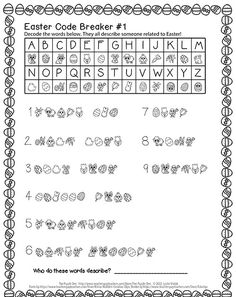 the worksheet for letter and number recognition is shown in this printable version