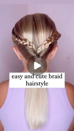 Audrey McClelland on Instagram: "CUTE AND EASY BRAID HAIRSTYLE 🩷 Here’s a hairstyle that is so pretty and cute, it’s one of my faves! I love how easy and simple it is to do, too!! 
.
Sharing my favorite hair products in my stories and highlights below! 
.
#hairdo #braidideas #braidinspo #braidinspiration #braid #simplehairstyles #simplehair #simplehairstyle #easyhairstyles #easyhairstyle #easyhairstylesforgirls #cutehairstyles #cutehair #hairvideo #hairideas #hairinspo #hairinspiration #hairvideos #hairidea #schoolhairstyles #schoolhair #hairstyles #hair #hairstyle #hairtutorial #hairtutorials" Simple Braid Hairstyle, Simple Hairstyles For Kids, Easy Braid Hairstyle, Favorite Hair Products, Kid Hair, Braid Inspiration, Braid Hairstyle, School Hair