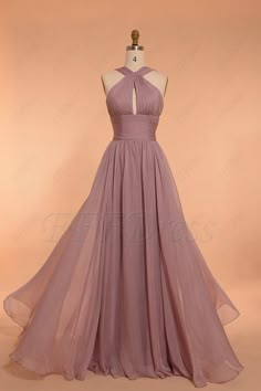 Chiffon Wedding Dress With Ruched Bodice, Chiffon Prom Dress With Pleated Bodice, Bridesmaid Gown With Ruched Bodice In Chiffon, Chiffon Bridesmaid Gown With Ruched Bodice, Chiffon Gown With Ruched Bodice For Bridesmaids, Flowy Chiffon Dress With Ruched Bodice For Weddings, Chiffon Bridesmaid Dress With Ruched Bodice, Chiffon Bridesmaid Dress With Sweep Train, Bridesmaid Chiffon Dress With Sweep Train