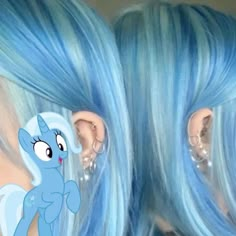 Light Blue Hair, Party Cocktail Dress, Hair Streaks, Pretty Hair Color, Type S, Dye My Hair, Hair Dye Colors