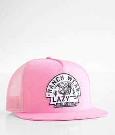 Lazy J Ranch Wear Arrowhead Trucker Hat - Pink , Men's Pink Embroidered patch snapback hat One size fits most. 74% Polyester 26% Cotton. Apparel & Accessories > Clothing Accessories > Hats Lazy J Hats, Womens Hats, Mens Trucker Hat, Ranch Wear, Western Style Outfits, Hat For Men, Men's Hats, Birthday List, Hat For Man