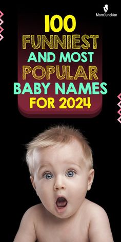 Try one of our funny baby names if you need an unusual moniker for your little one. These are giggle-inducing names that would make others wonder about your choices.