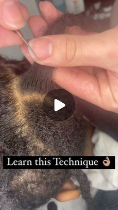 How To Crochet Dreads For Beginners, Beginner Dreads For Men, Reattaching Dreadlocks, How To Do Dreads Step By Step, Crocheting Dreadlocks, Starter Locs Tutorial, Dreadlocks Videos