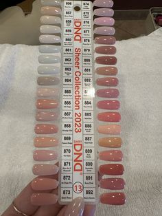 Dnd 860 Gel Polish, Dnd 879 Sunset Suede, Nail Color By Skin Tone, Dnd Sunset Suede, Dnd How Do You Neutral, Neutral Dnd Nail Colors, Summer Nails Dnd, Dnd Neutral Gel Polish, Soft Nail Colors