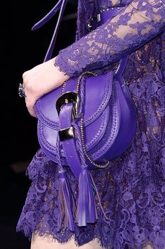 Louis Vuitton Fall 2016 | Best Runway Bags at Paris Fashion Week Fall 2016 | POPSUGAR Fashion Photo 17 Purple World, Purple Purse, Purple Stuff, Everything Purple, Purple Things, I Love Purple, Hippy Chic, Moda Paris, Purple Reign